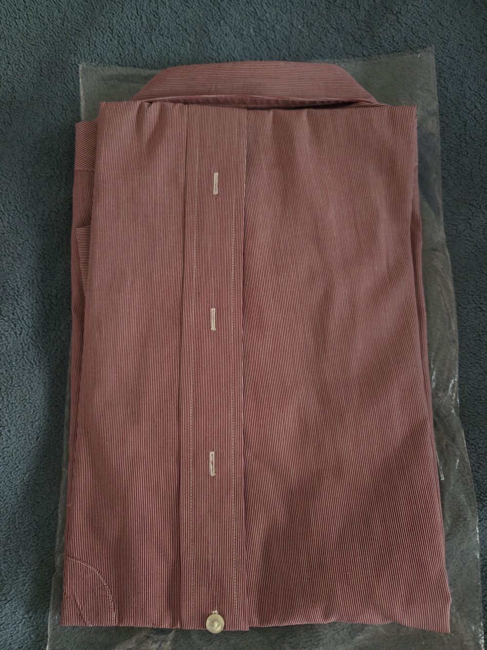 Brooks Brothers Red Micro-Stripe Dress Shirt, 15-1/2 - 3 - Picture 2 of 3